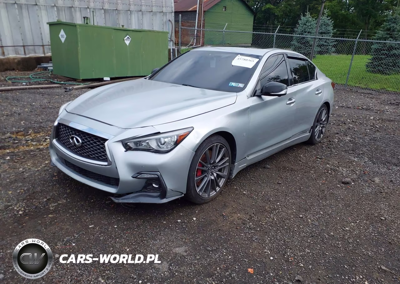 2018 Infiniti Q50 3.0T Red Sport 400 VIN:JN1FV7AR0JM481043 - 2