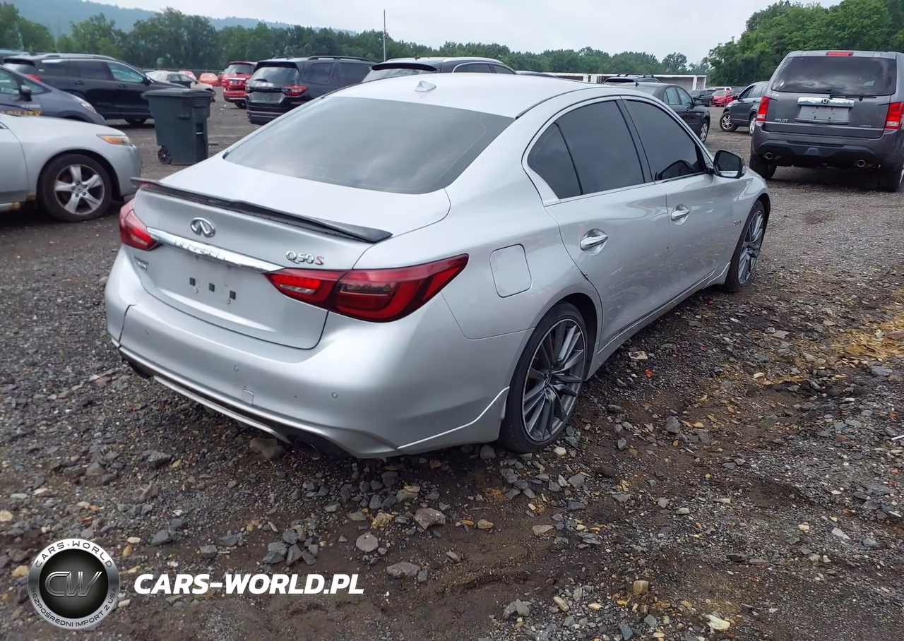 2018 Infiniti Q50 3.0T Red Sport 400 VIN:JN1FV7AR0JM481043 - 4