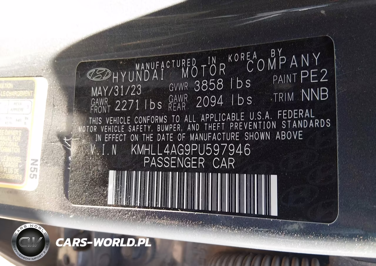 2023 Hyundai Elantra Se VIN:KMHLL4AG9PU597946 - 9