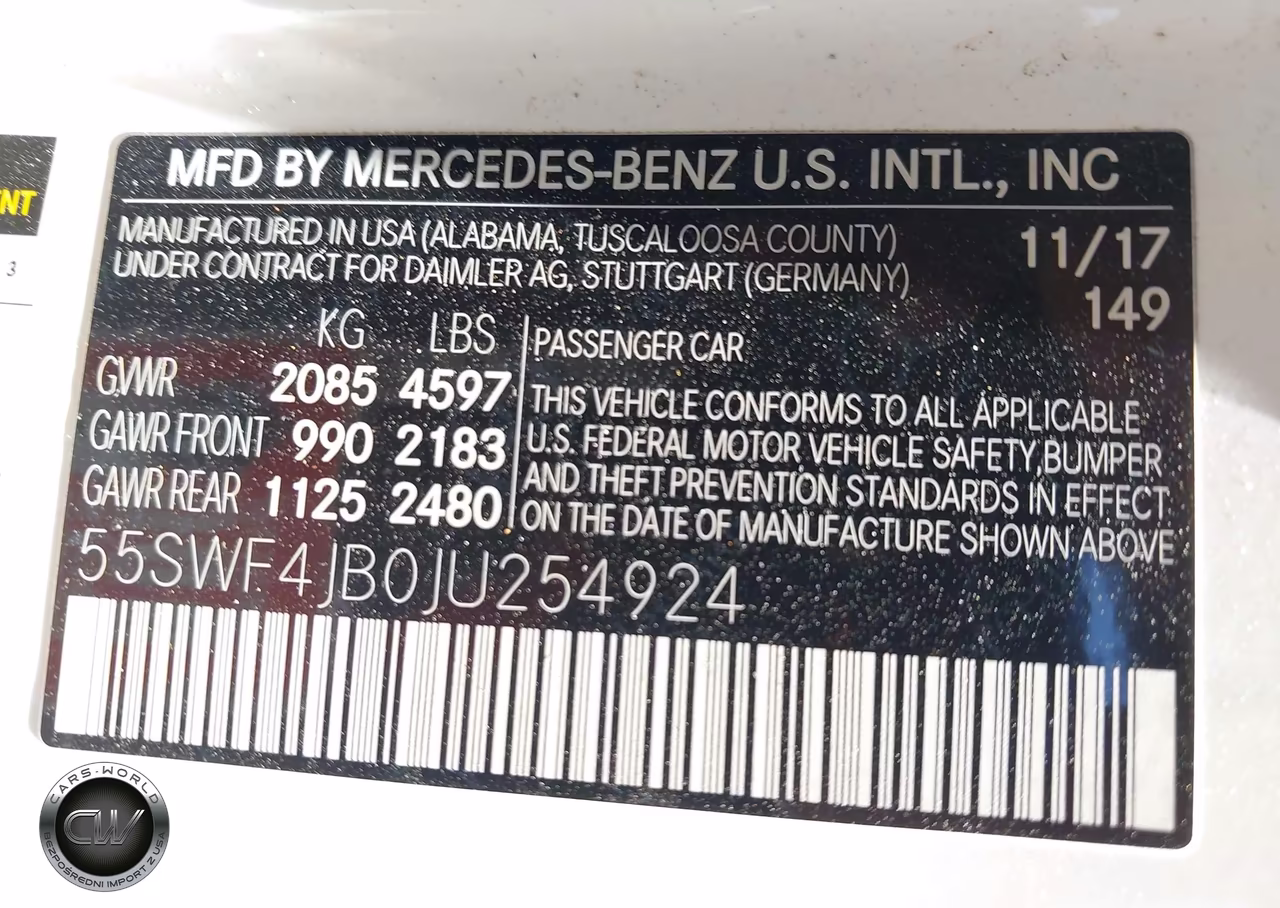 2018 Mercedes-Benz C 300 VIN:55SWF4JB0JU254924 - 9