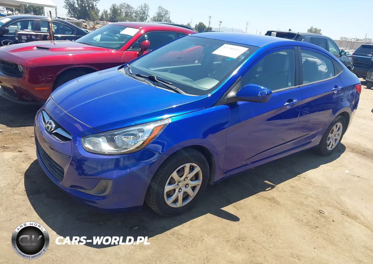 2013 Hyundai Accent Gls VIN:KMHCT4AE1DU448375 - 2