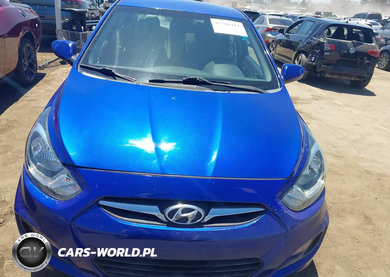 2013 Hyundai Accent Gls VIN:KMHCT4AE1DU448375 - 6