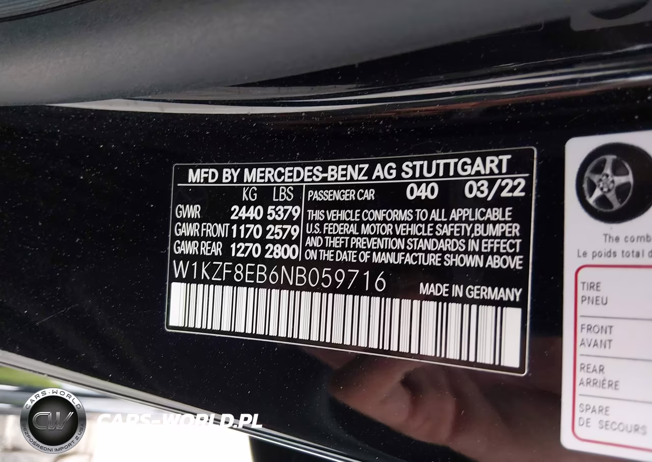 2022 Mercedes-Benz E 350 4Matic VIN:W1KZF8EB6NB059716 - 9