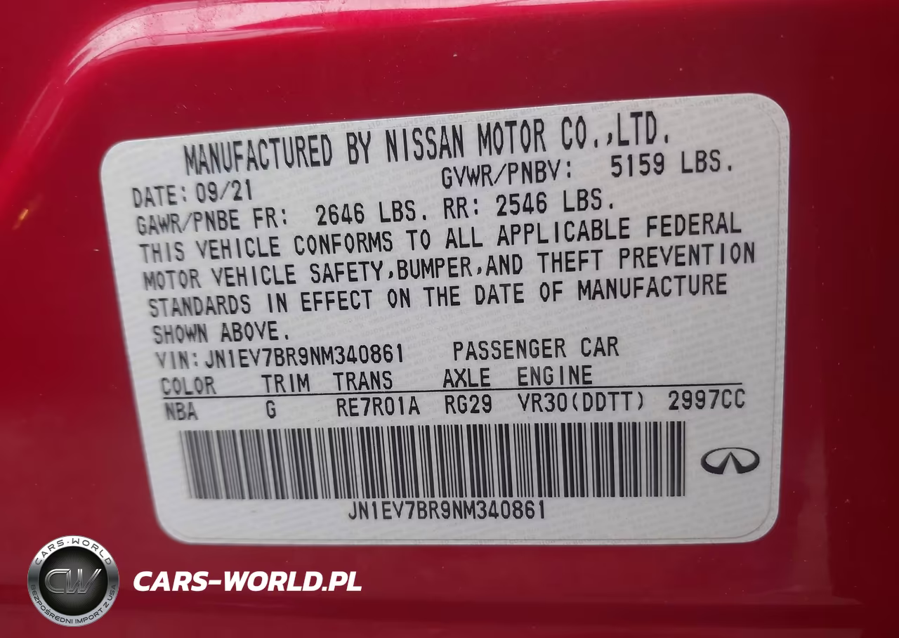 2022 Infiniti Q50 Luxe Awd VIN:JN1EV7BR9NM340861 - 9