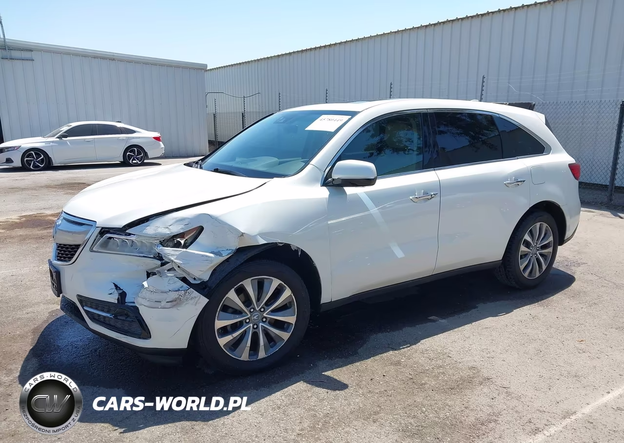 2016 Acura Mdx Technology Acurawatch Plus Packages-Technology Package VIN:5FRYD3H43GB010371 - 2