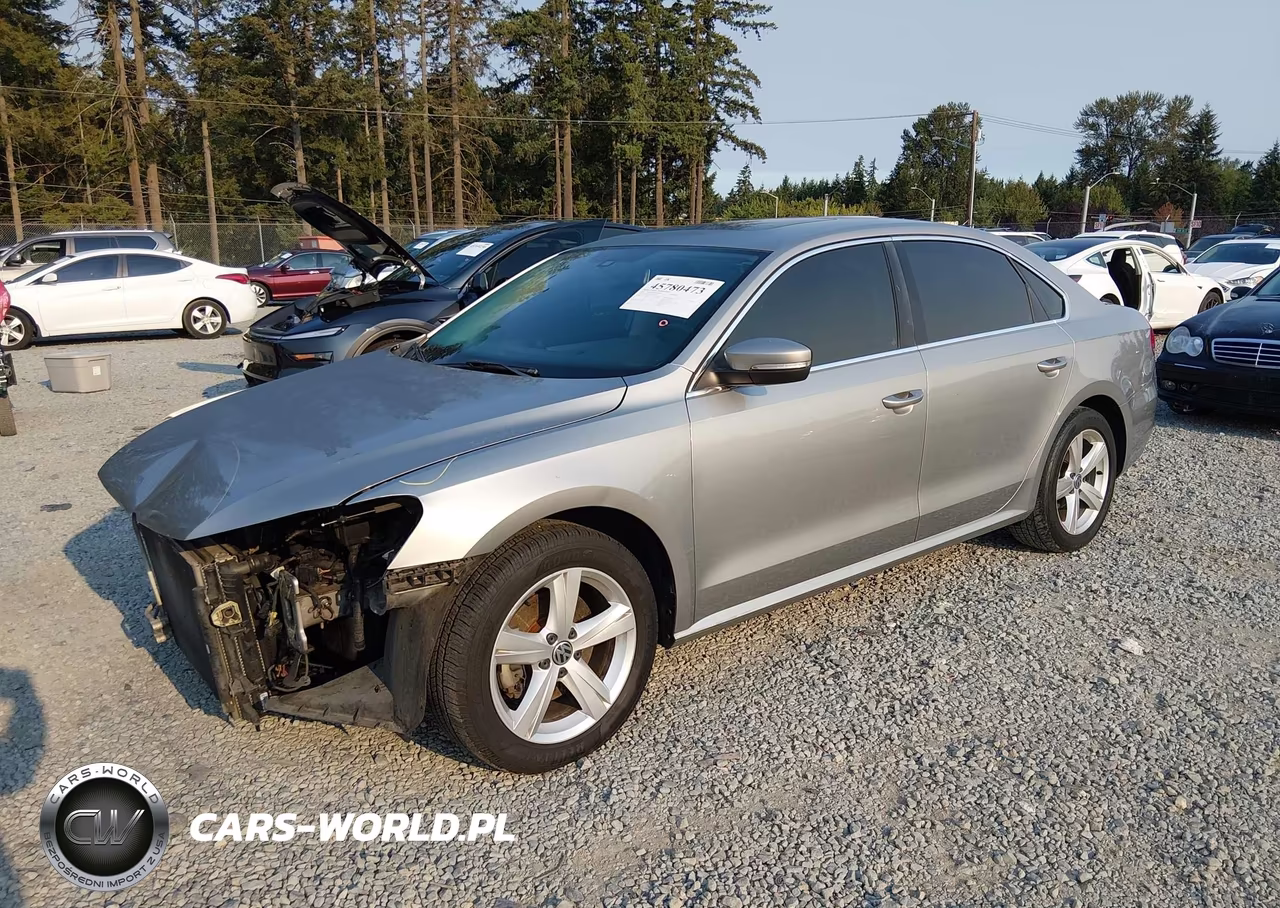 2013 Volkswagen Passat 2.0L Tdi Se VIN:1VWBN7A30DC148386 - 2