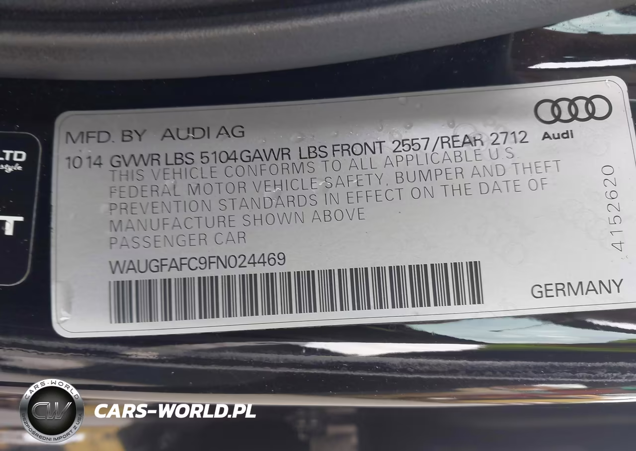 2015 Audi A6 2.0T Premium VIN:WAUGFAFC9FN024469 - 9