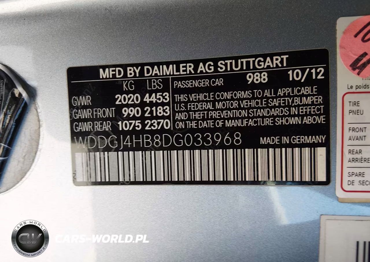 2013 Mercedes-Benz C 250 VIN:WDDGJ4HB8DG033968 - 9
