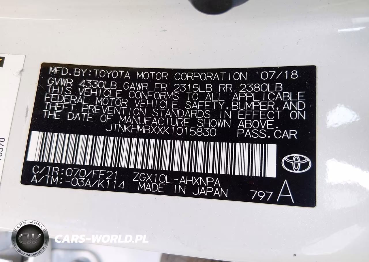 2019 Toyota C-Hr Xle VIN:JTNKHMBXXK1015830 - 9