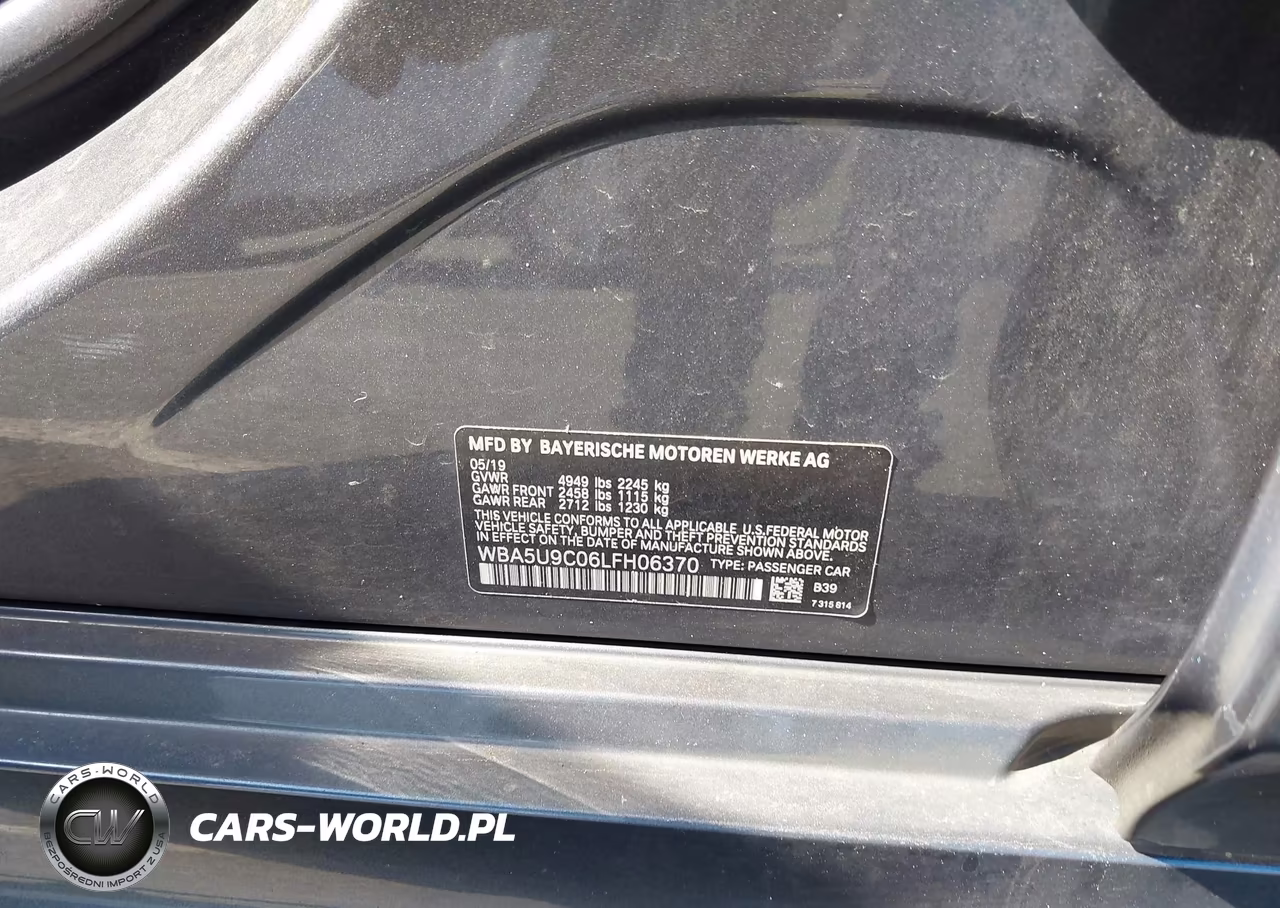 2020 BMW M340I M340I xDrive VIN:WBA5U9C06LFH06370 - 9