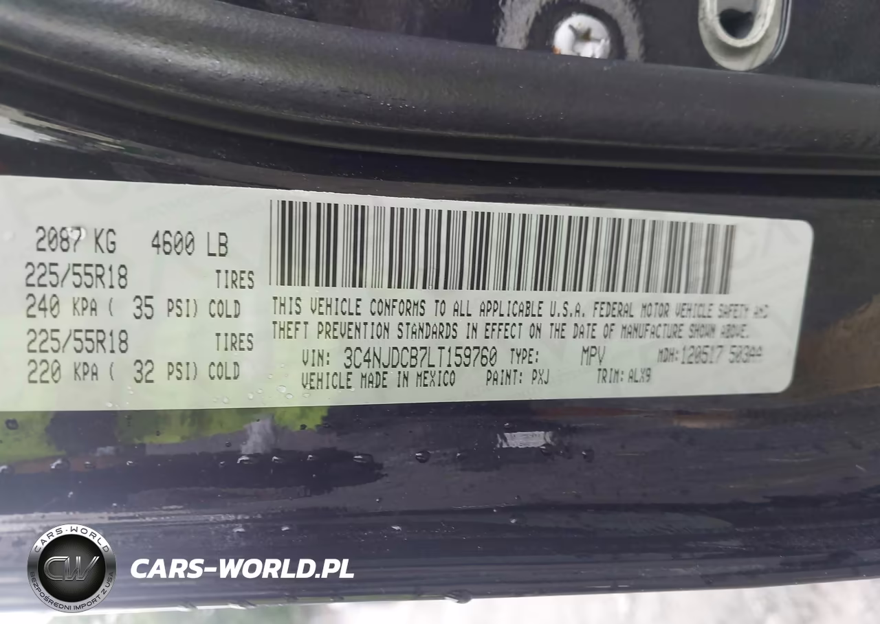 2020 Jeep Compass Limited 4X4 VIN:3C4NJDCB7LT159760 - 9