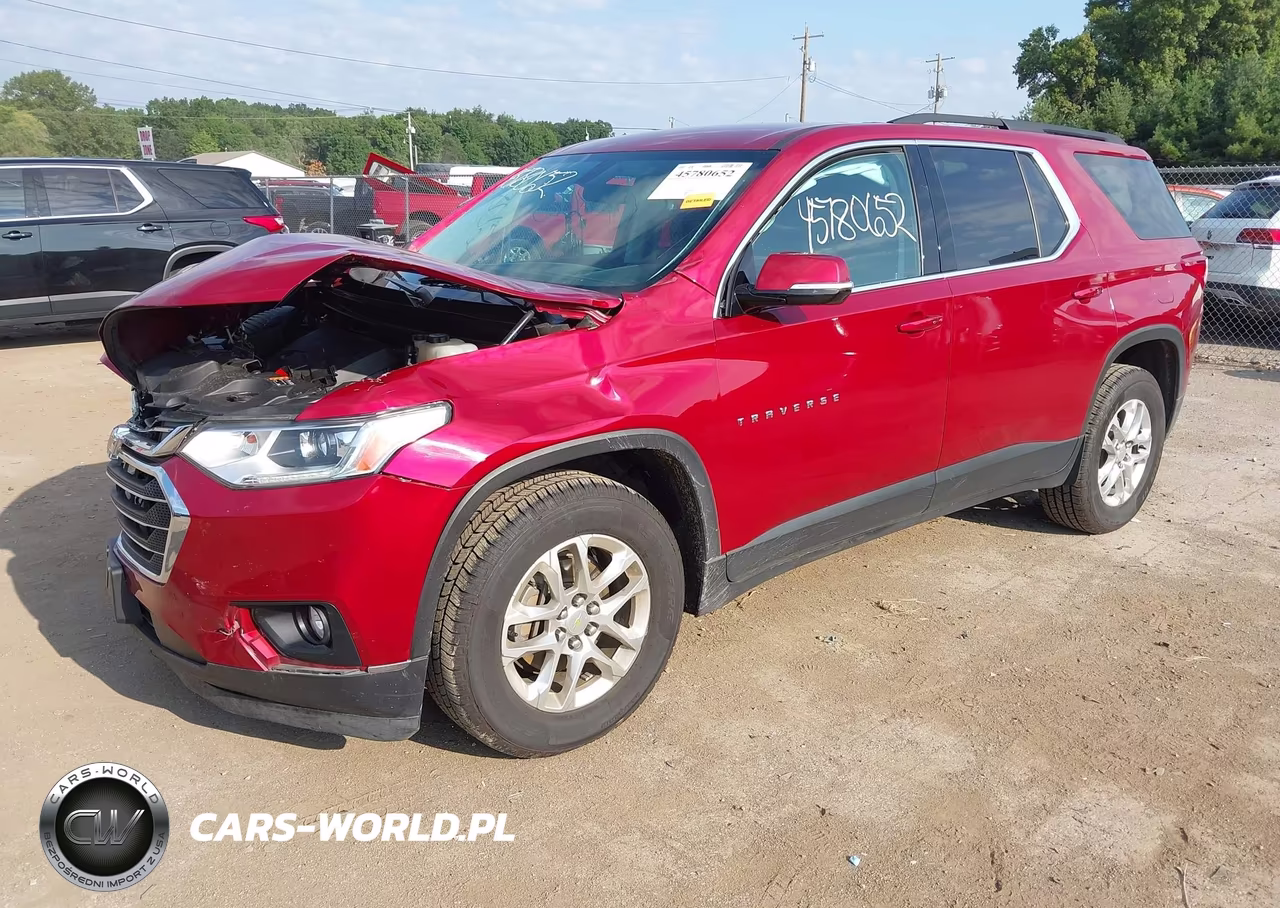 2020 Chevrolet Traverse Awd Lt Cloth VIN:1GNEVGKW2LJ238908 - 2