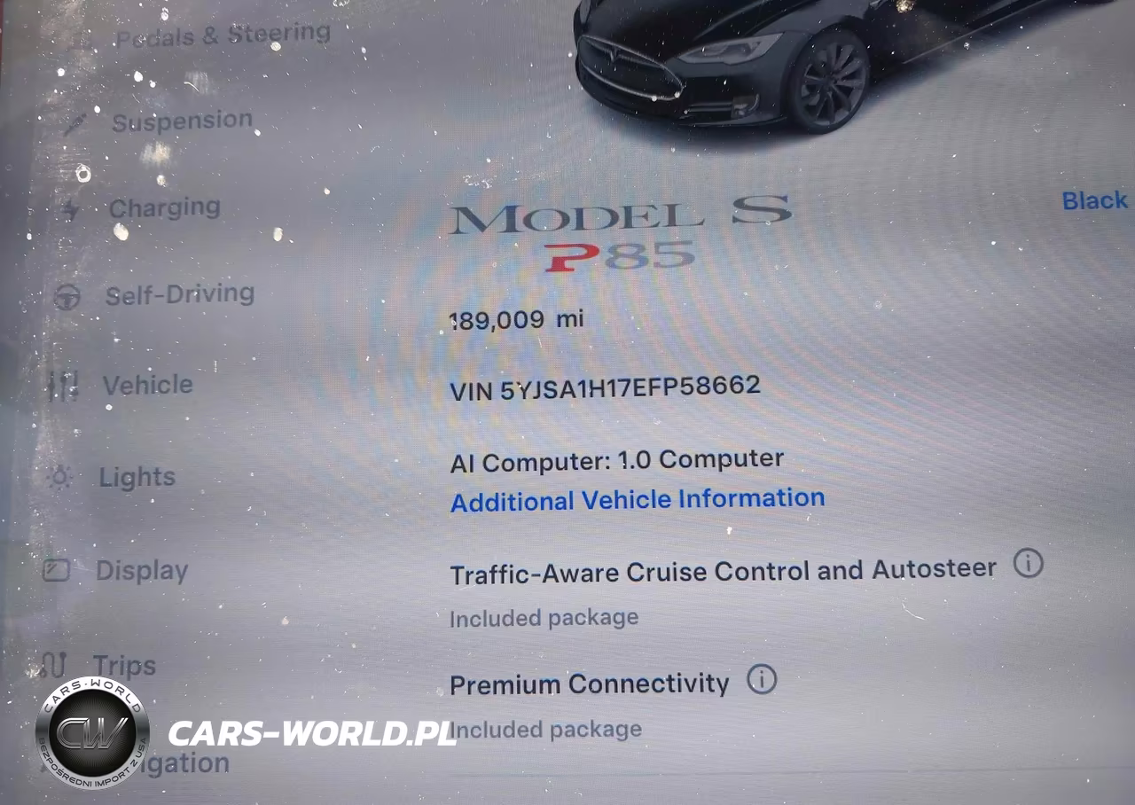 2014 Tesla Model S P85 VIN:5YJSA1H17EFP58662 - 14