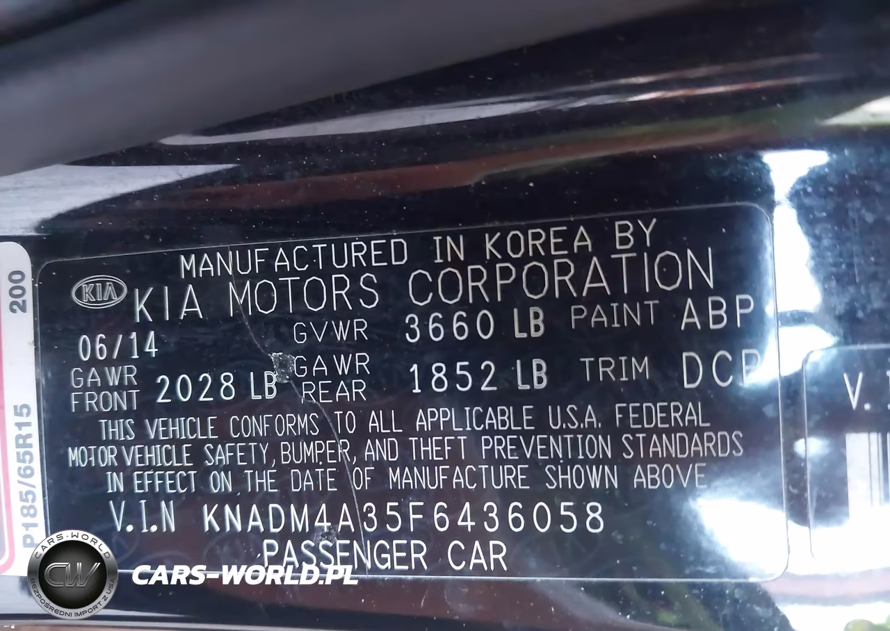 2015 Kia Rio Lx VIN:KNADM4A35F6436058 - 9