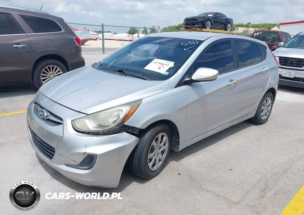 2013 Hyundai Accent Gs VIN:KMHCT5AE8DU075311 - 2
