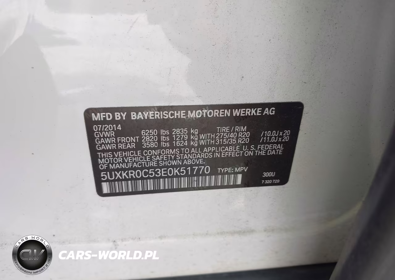 2014 BMW X5 xDrive35I VIN:5UXKR0C53E0K51770 - 9
