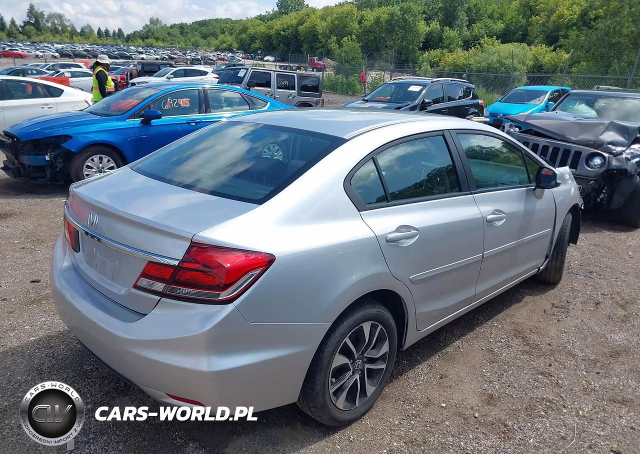 2013 Honda Civic Ex VIN:19XFB2F84DE029835 - 4