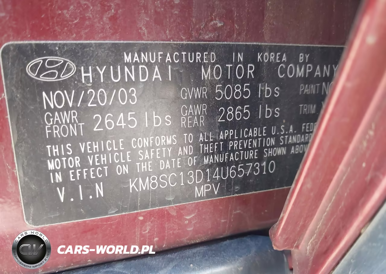 2004 Hyundai Santa Fe Gls VIN:KM8SC13D14U657310 - 9