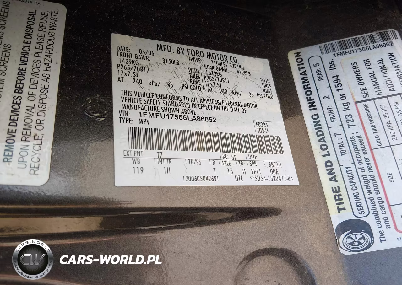 2006 Ford Expedition Eddie Bauer-King Ranch VIN:1FMFU17566LA86052 - 9