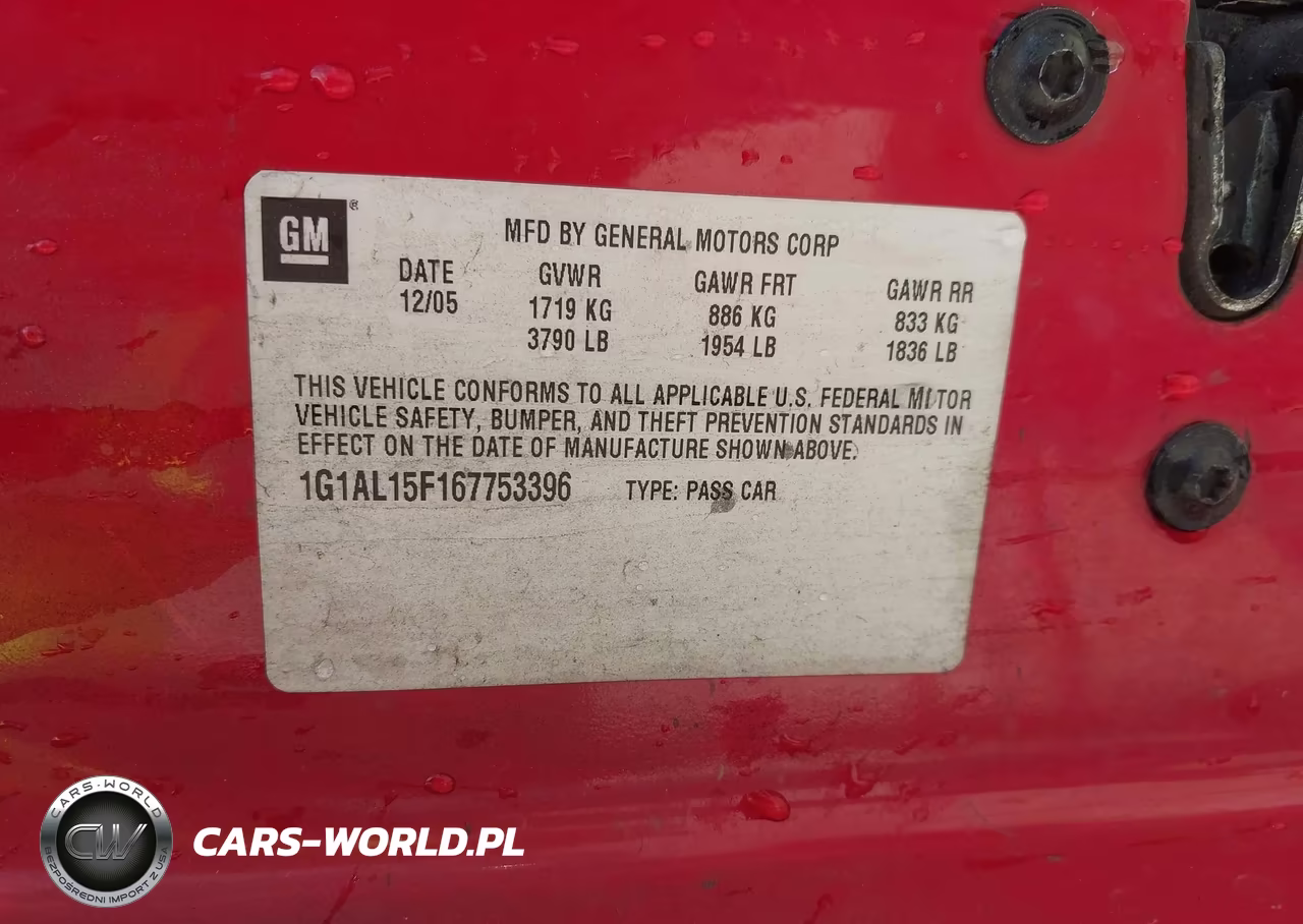 2006 Chevrolet Cobalt Lt VIN:1G1AL15F167753396 - 9