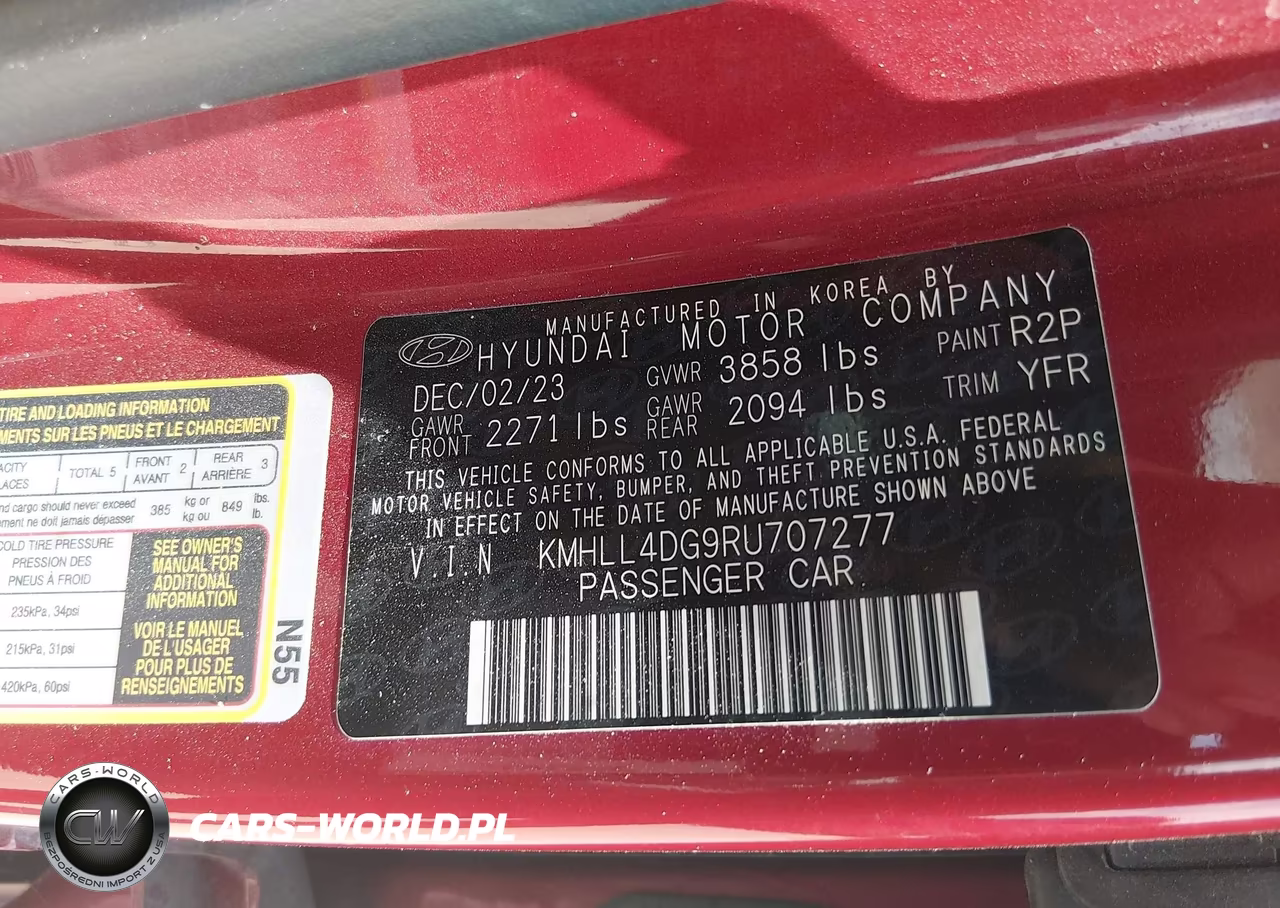 2024 Hyundai Elantra Se VIN:KMHLL4DG9RU707277 - 9