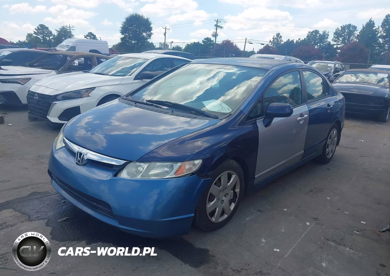 2007 Honda Civic Lx VIN:1HGFA16587L133471 - 2