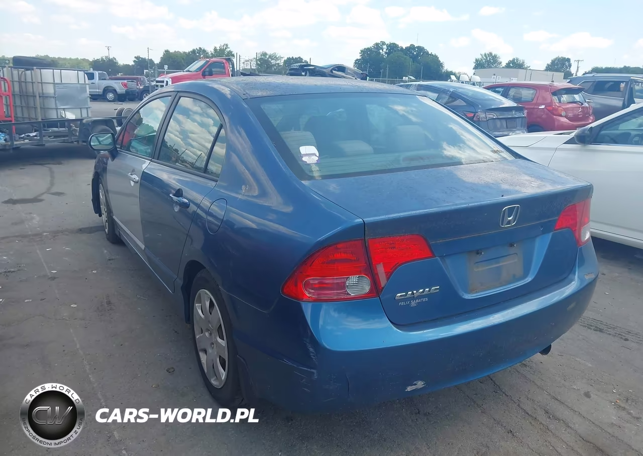 2007 Honda Civic Lx VIN:1HGFA16587L133471 - 3
