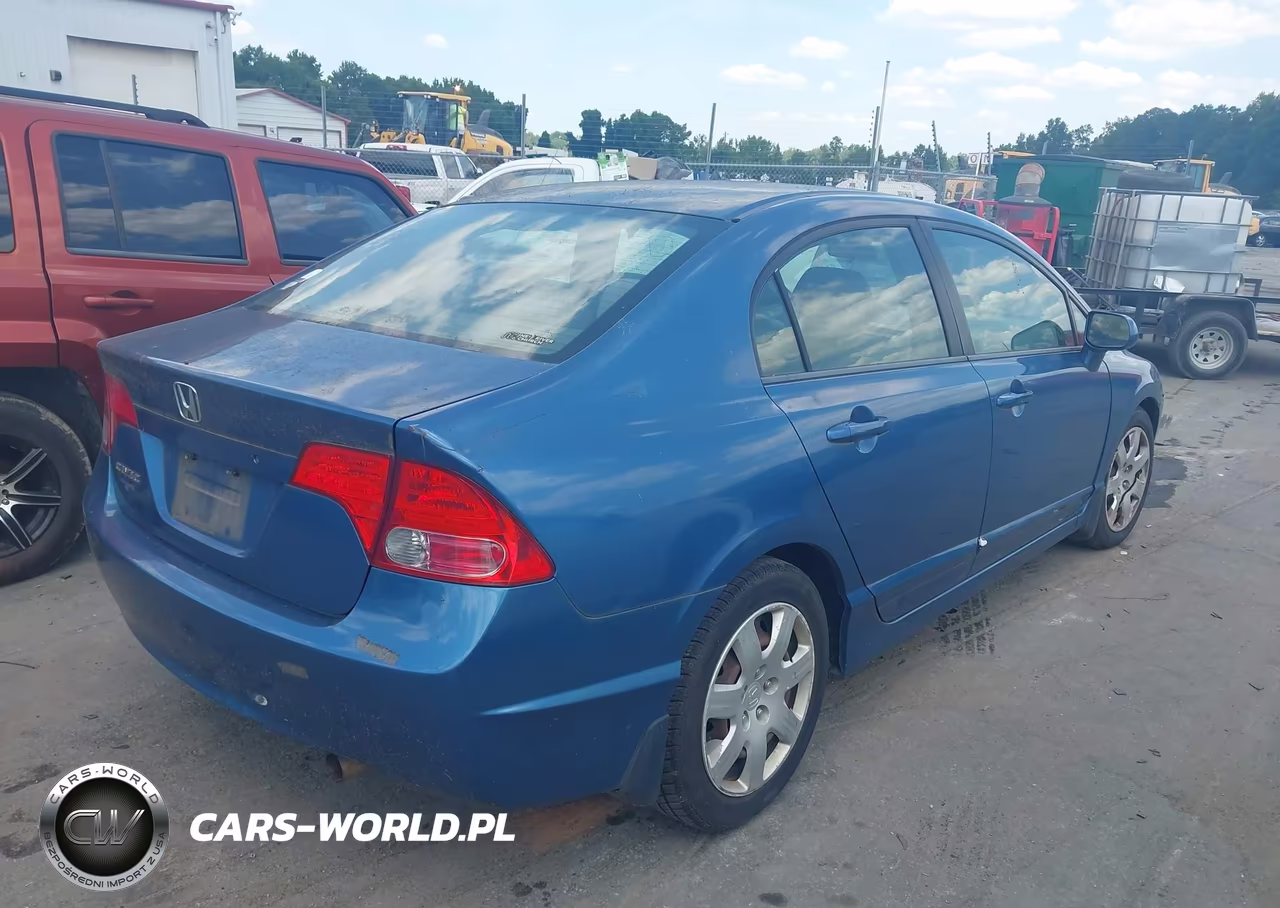 2007 Honda Civic Lx VIN:1HGFA16587L133471 - 4