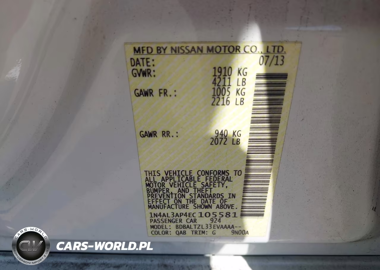 2014 Nissan Altima 2.5-S-Sv-Sl VIN:1N4AL3AP4EC105581 - 9