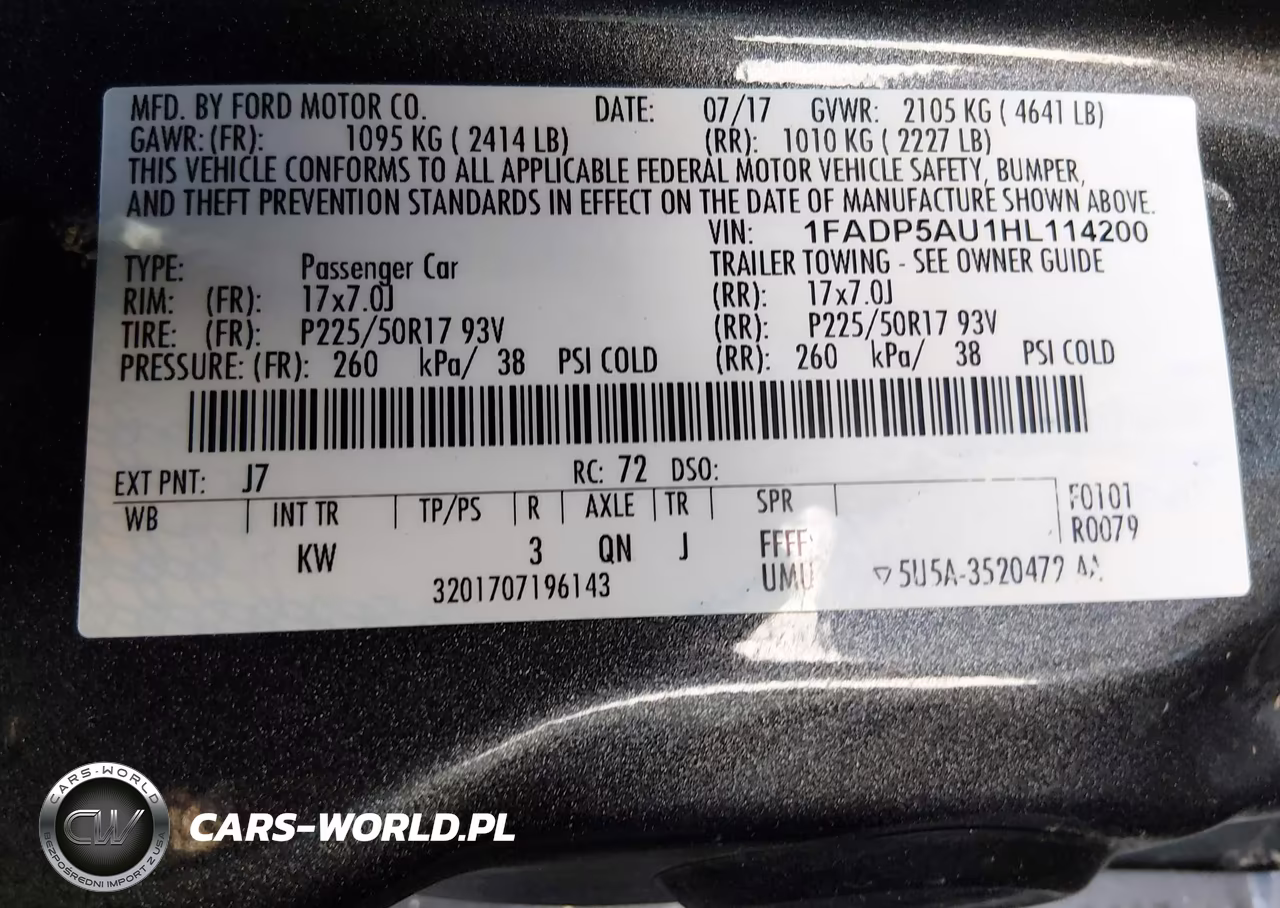 2017 Ford C-Max Hybrid Se VIN:1FADP5AU1HL114200 - 9
