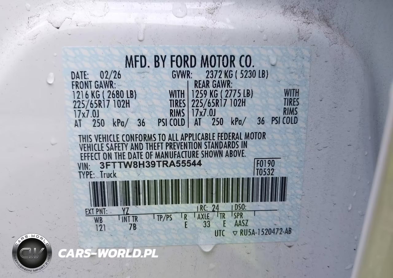 2026 Ford Maverick Xlt VIN:3FTTW8H39TRA55544 - 9