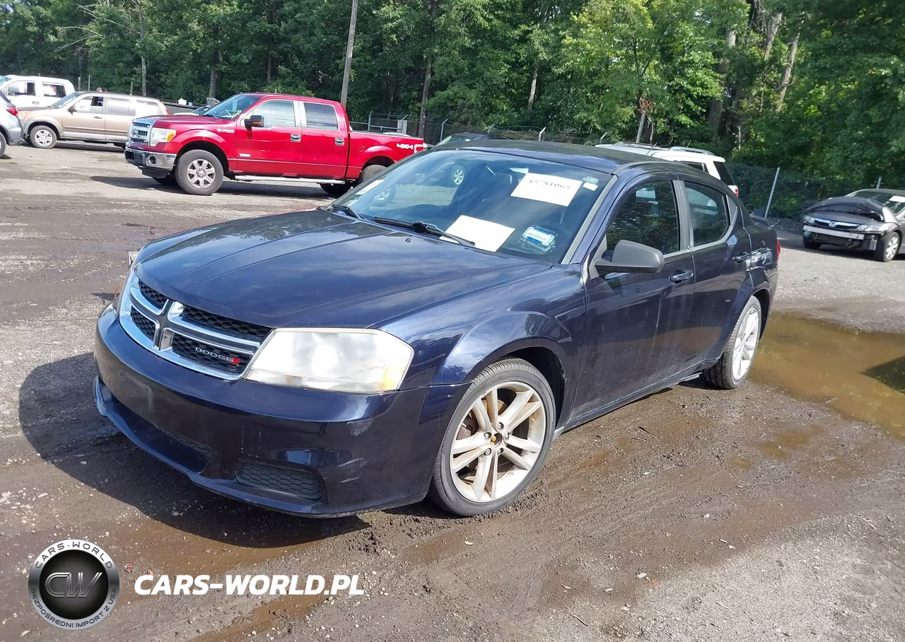2012 Dodge Avenger Se VIN:1C3CDZAG3CN255075 - 2