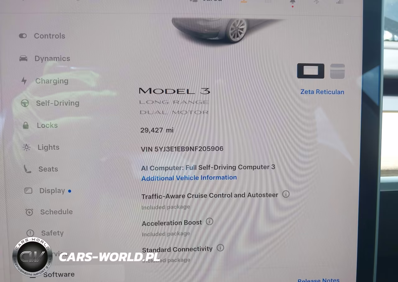 2022 Tesla Model 3 Long Range Dual Motor All-Wheel Drive VIN:5YJ3E1EB9NF205906 - 7