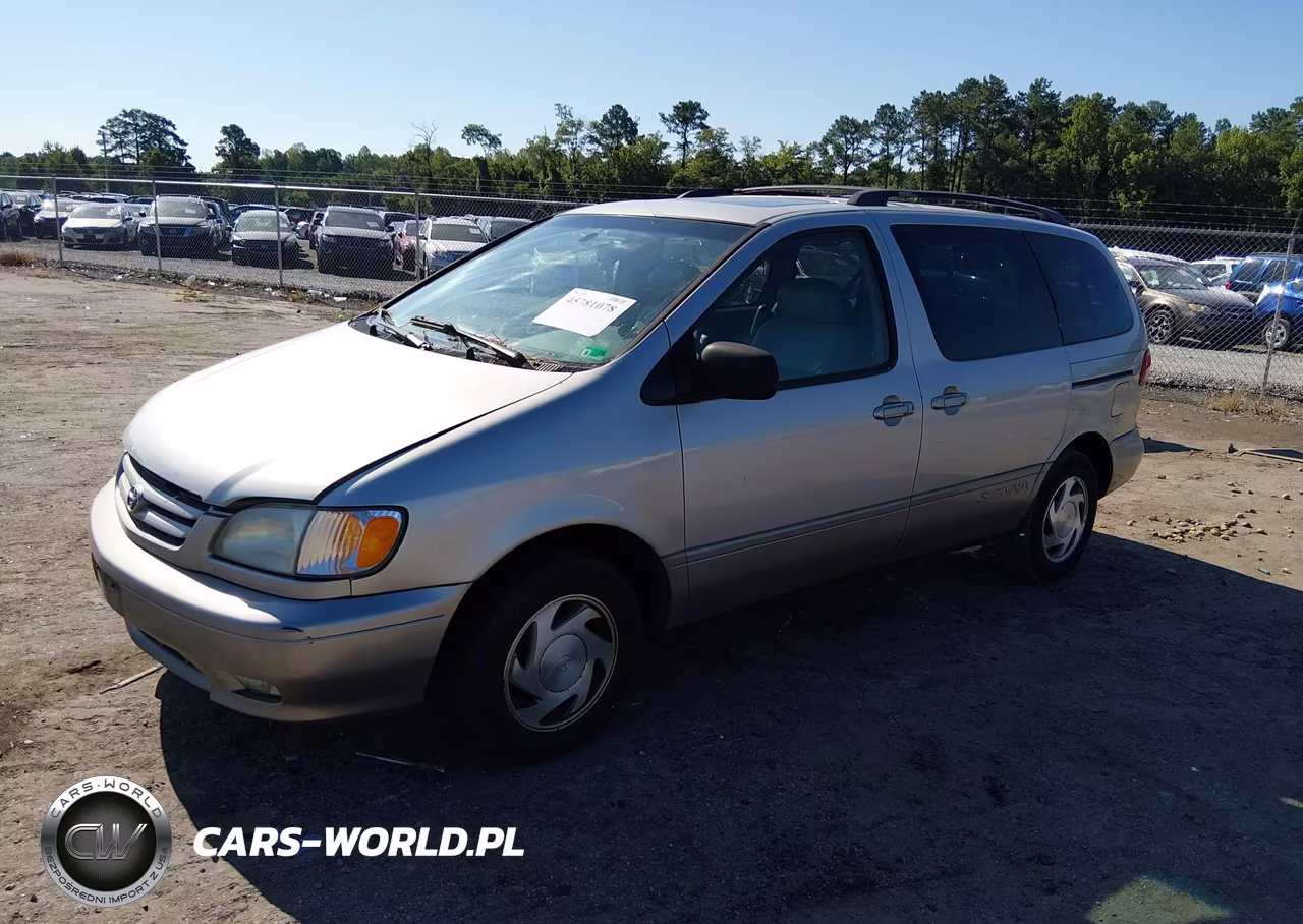 2002 Toyota Sienna Xle VIN:4T3ZF13C42U424460 - 2
