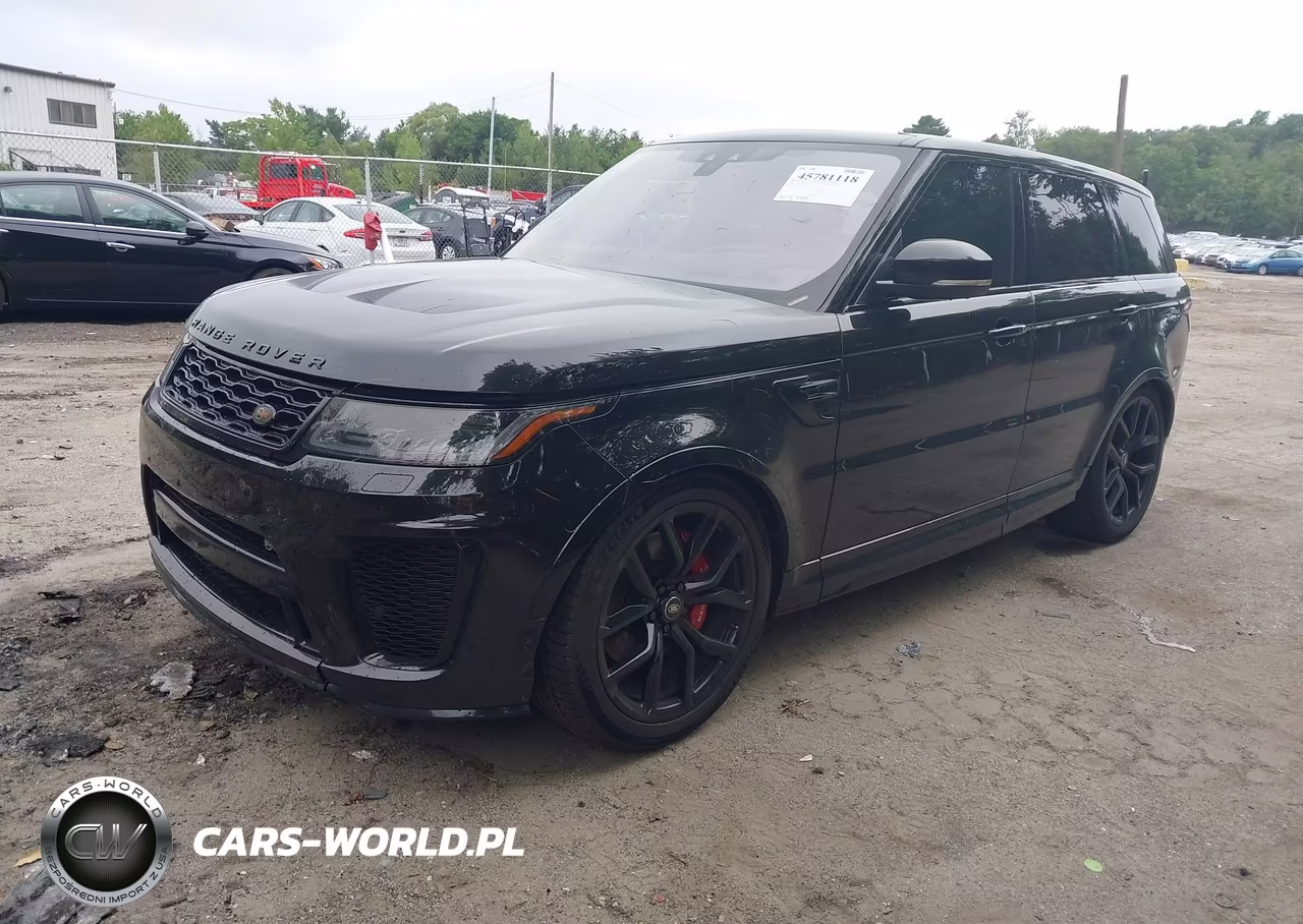 2018 Land Rover Range Rover Sport Svr VIN:SALWZ2SE4JA800664 - 2