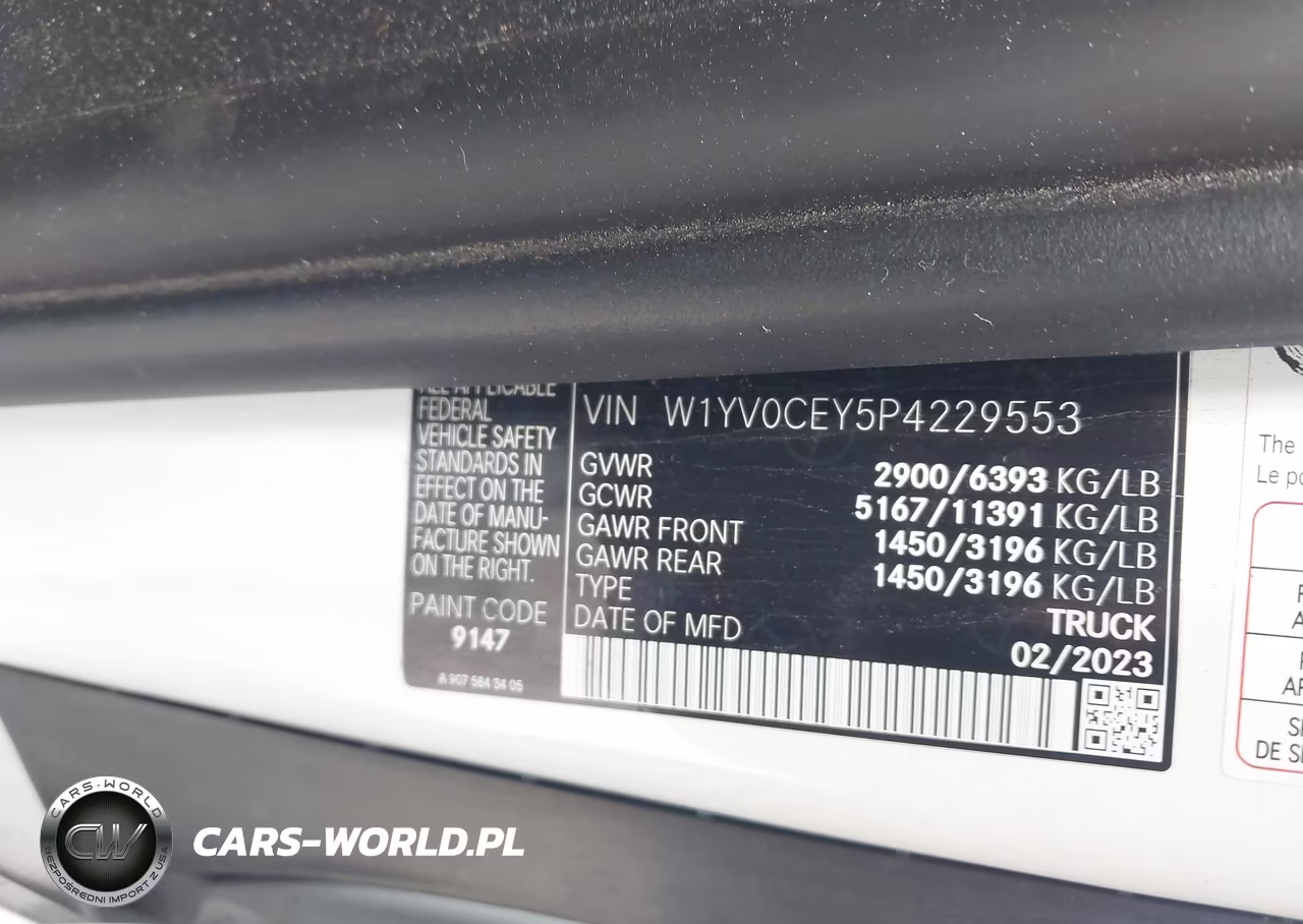 2023 Mercedes-Benz Metris VIN:W1YV0CEY5P4229553 - 9