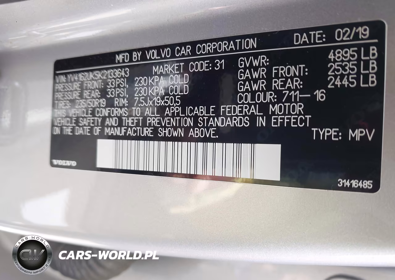 2019 Volvo Xc40 T5 Momentum VIN:YV4162UK5K2133643 - 9
