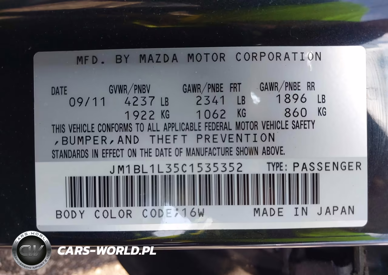 2012 Mazda Mazdaspeed3 Touring VIN:JM1BL1L35C1535352 - 9