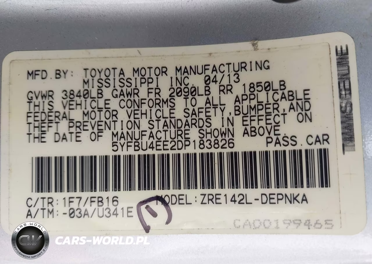 2013 Toyota Corolla Le VIN:5YFBU4EE2DP183826 - 9