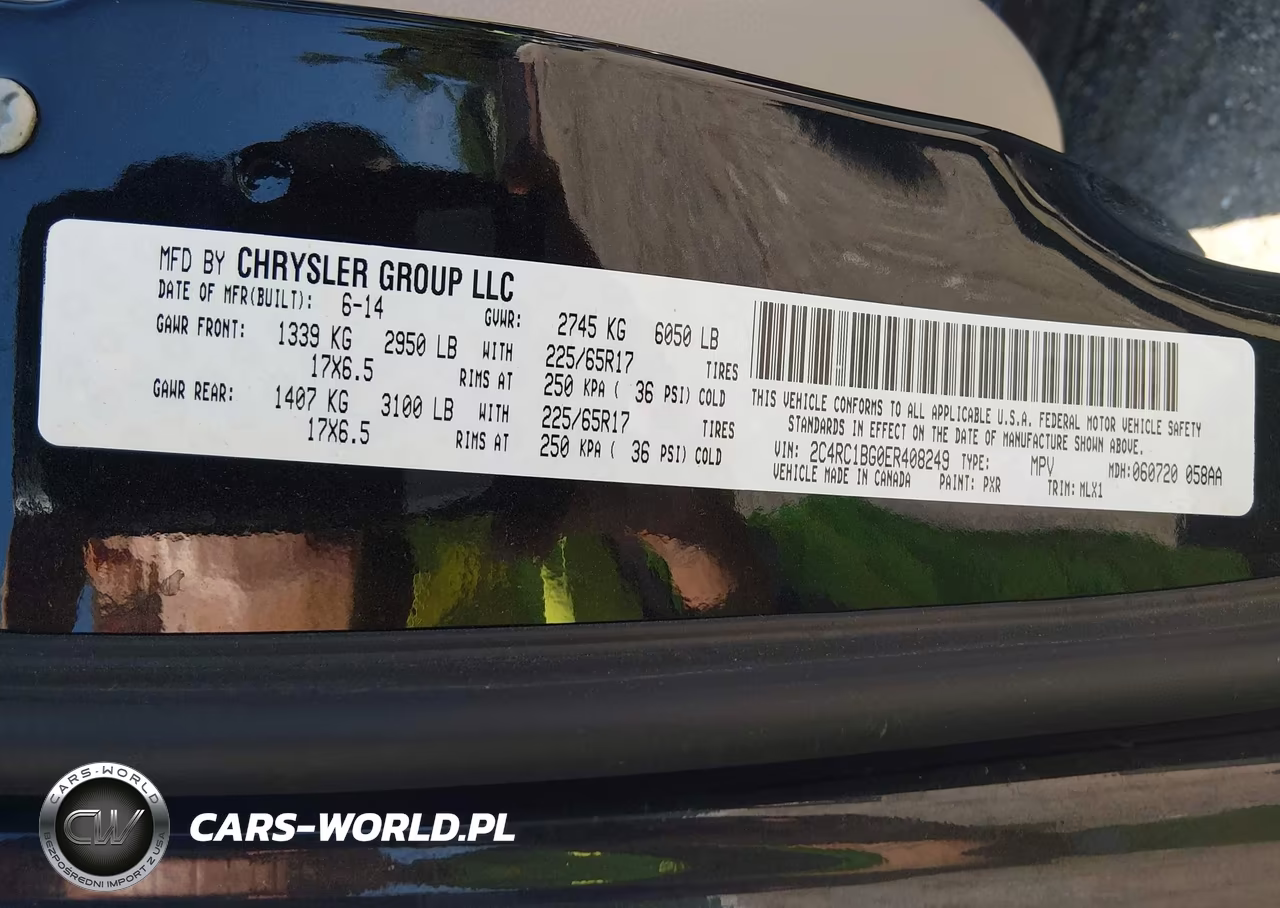 2014 Chrysler Town & Country Touring VIN:2C4RC1BG0ER408249 - 9