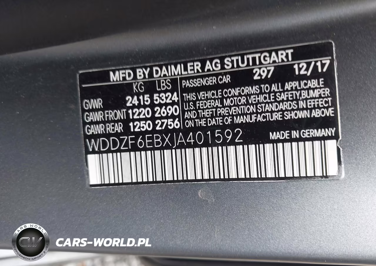 2018 Mercedes-Benz Amg E 43 4Matic VIN:WDDZF6EBXJA401592 - 9