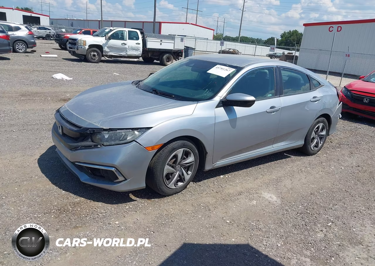 2019 Honda Civic Lx VIN:19XFC2F6XKE048382 - 2