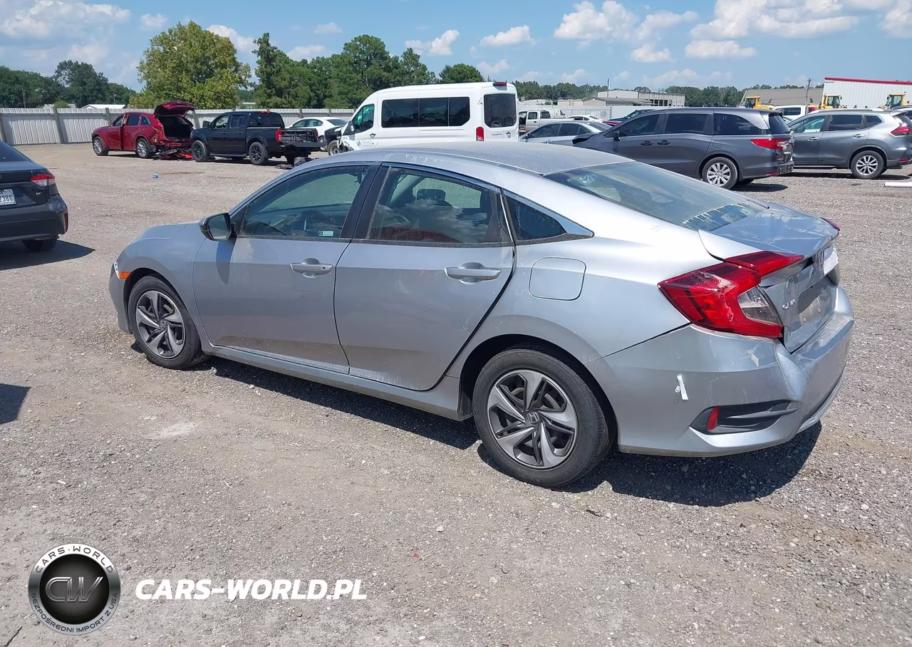 2019 Honda Civic Lx VIN:19XFC2F6XKE048382 - 3