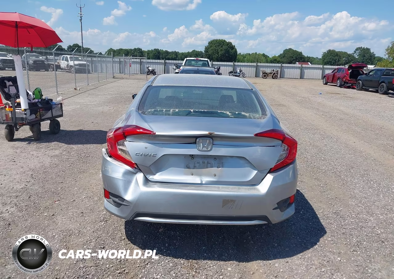 2019 Honda Civic Lx VIN:19XFC2F6XKE048382 - 6