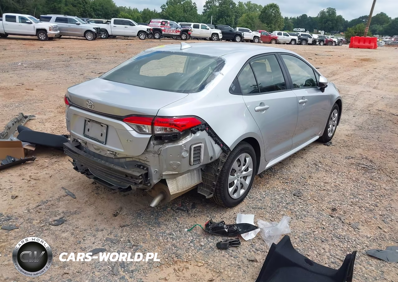 2020 Toyota Corolla Le VIN:JTDEPRAE3LJ056173 - 4