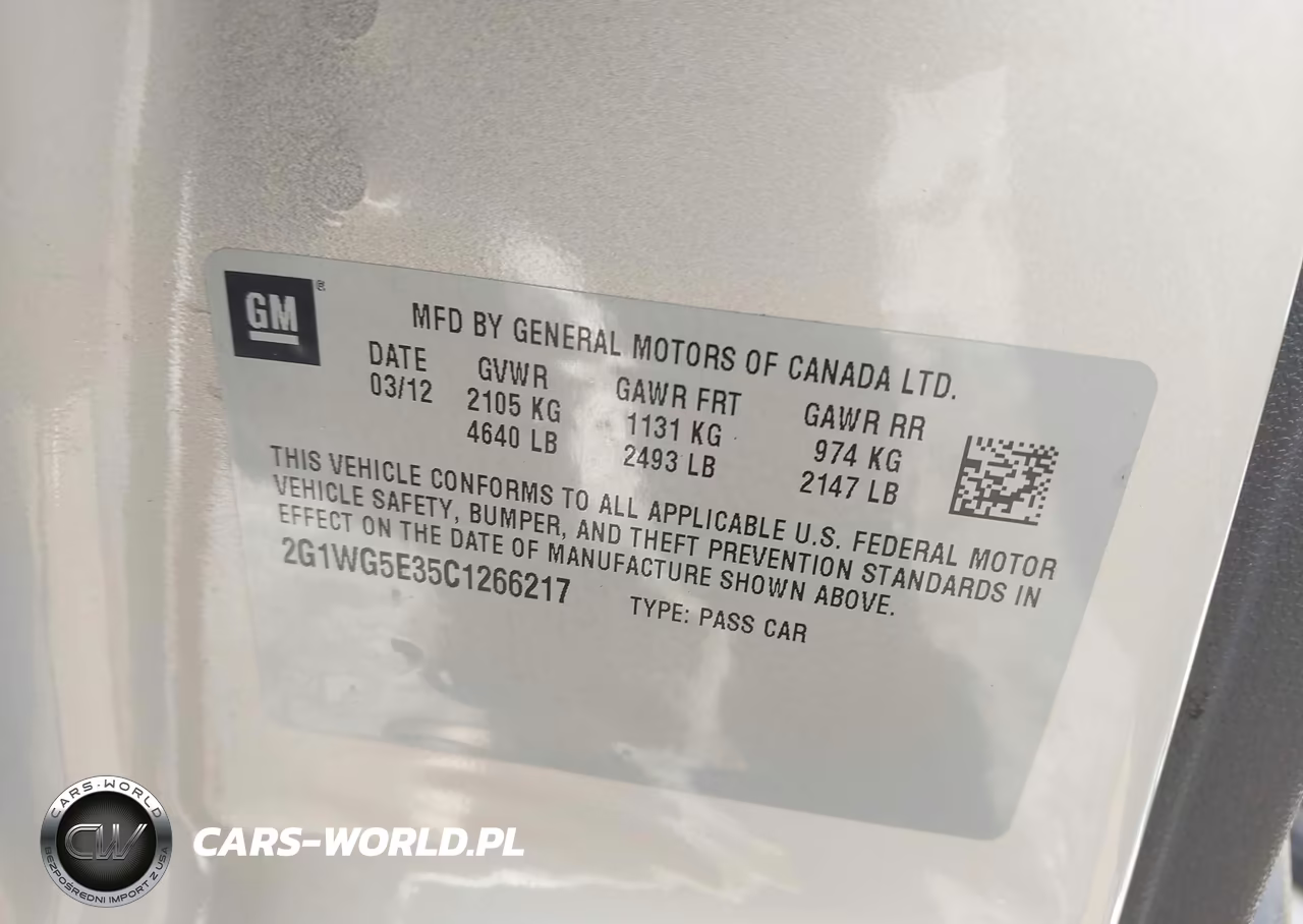 2012 Chevrolet Impala Lt VIN:2G1WG5E35C1266217 - 9