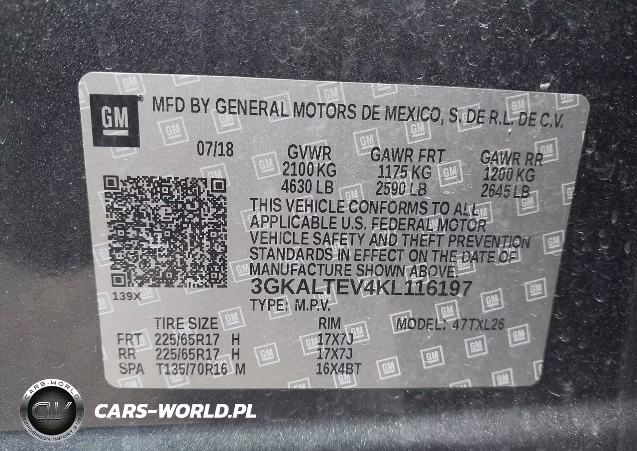 2019 GMC Terrain Sle VIN:3GKALTEV4KL116197 - 9