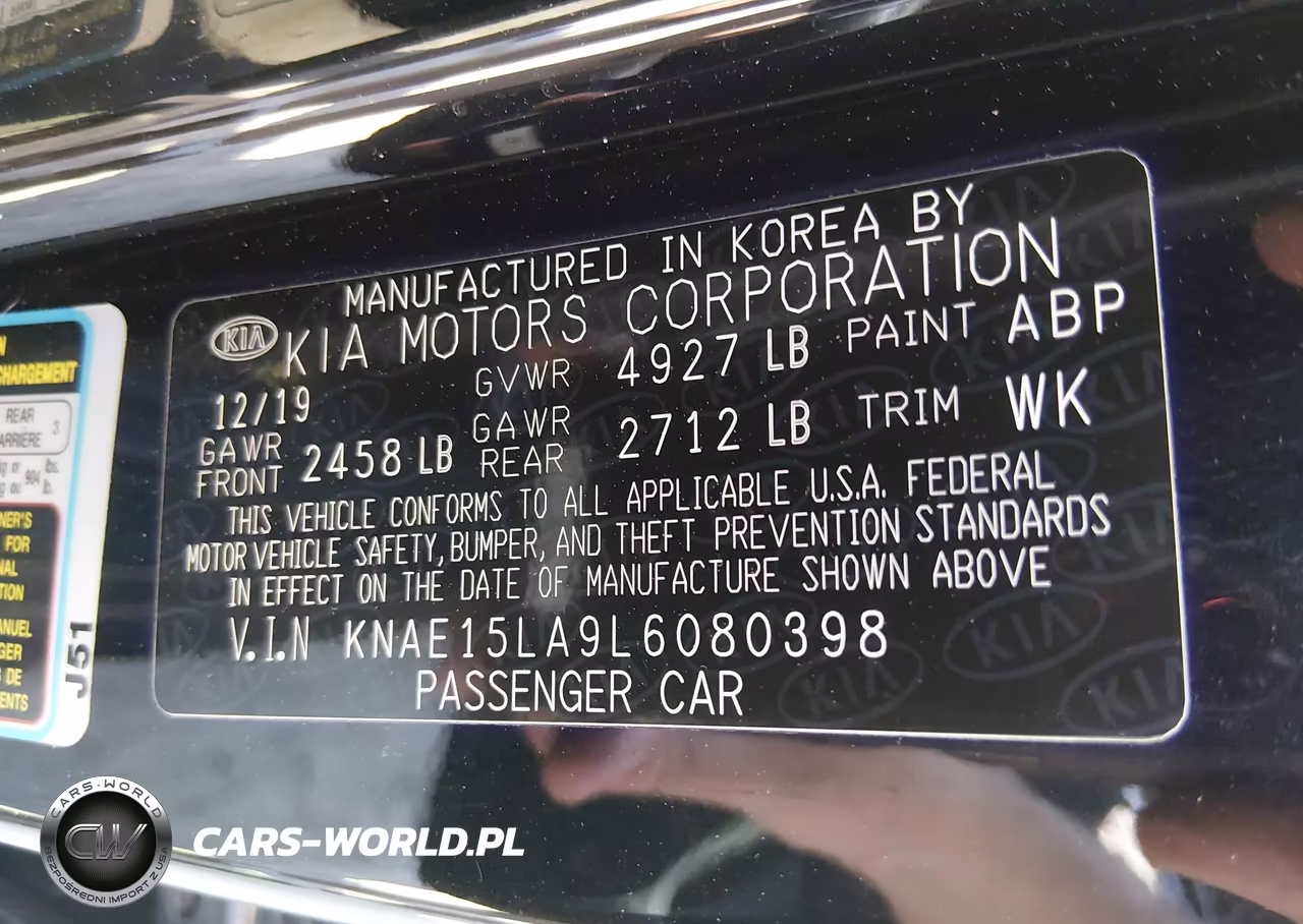 2020 Kia Stinger Gt-Line VIN:KNAE15LA9L6080398 - 9
