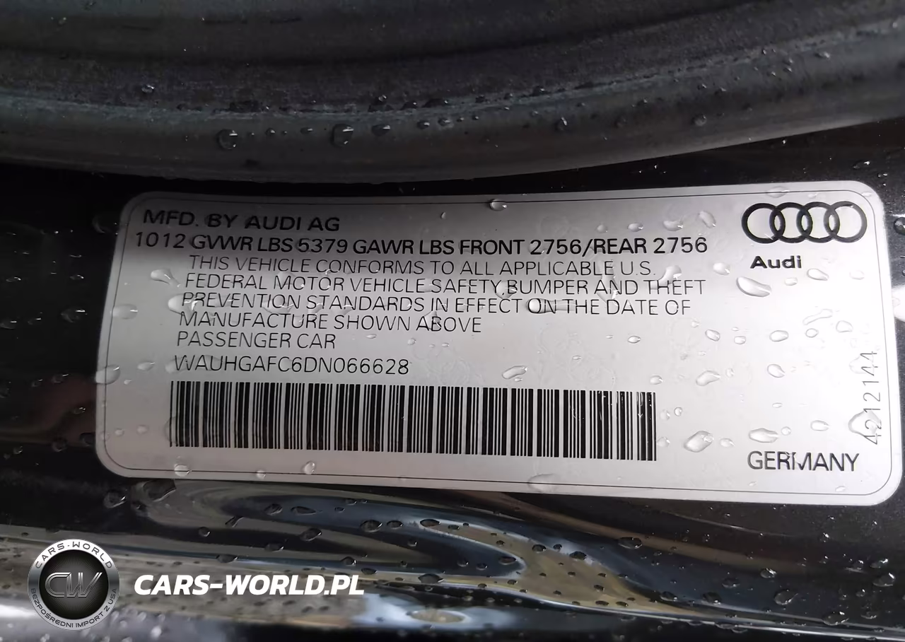 2013 Audi A6 3.0T Premium VIN:WAUHGAFC6DN066628 - 9