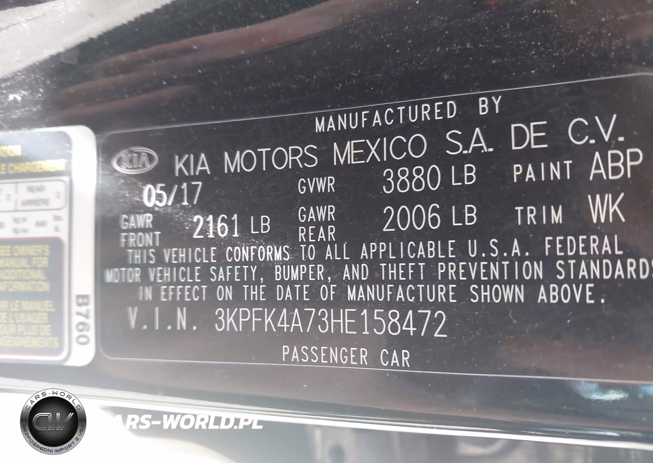 2017 Kia Forte Lx VIN:3KPFK4A73HE158472 - 9